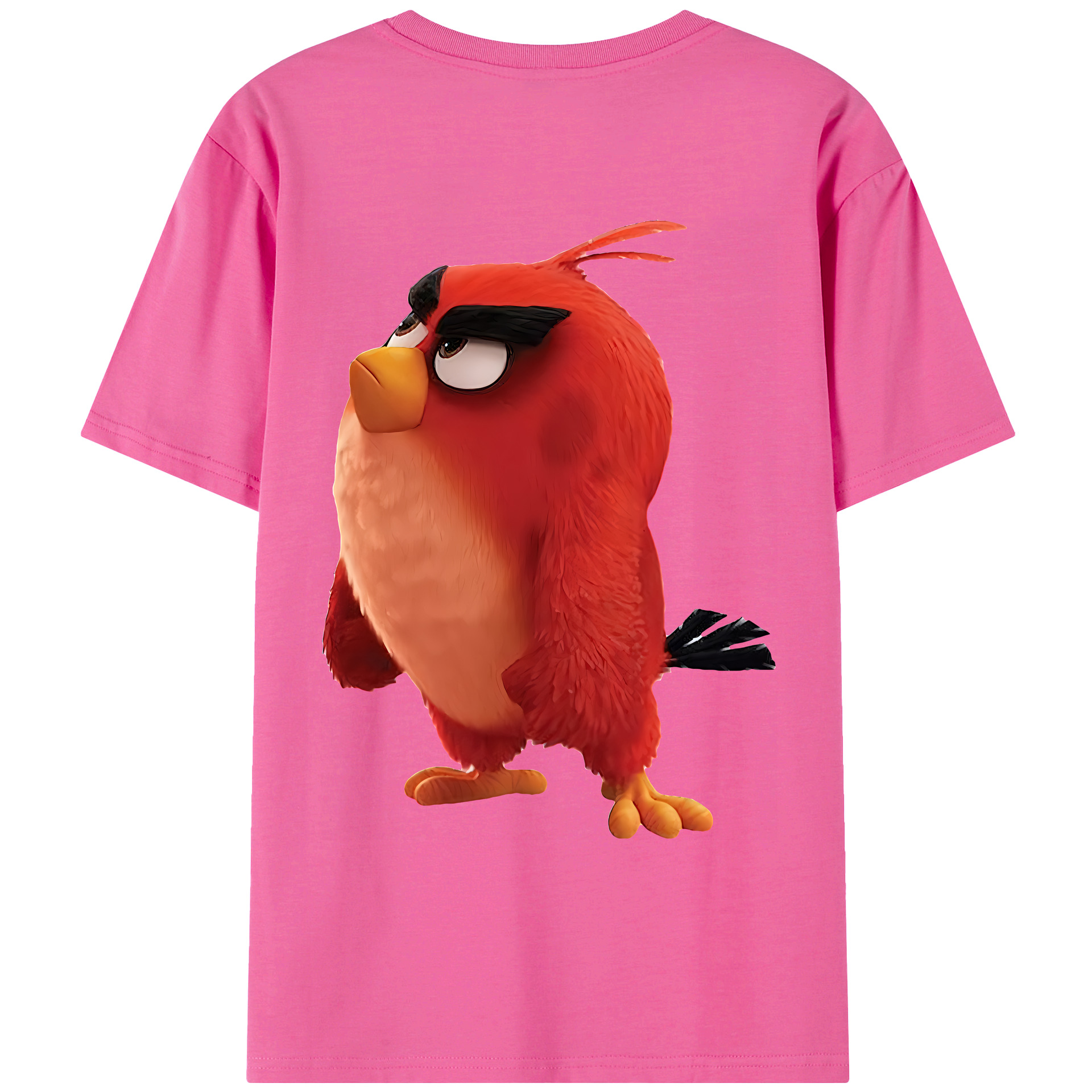 （画像用） Angry Birds アングリーバード レディース半袖Tシャツ(バックプリント)